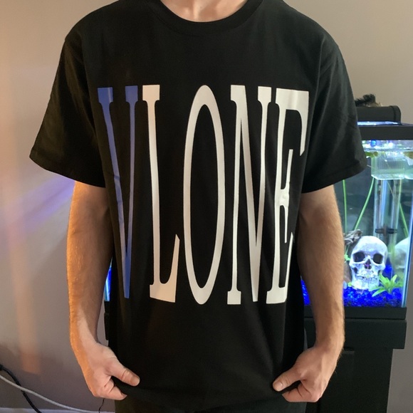 vlone shirt with snake